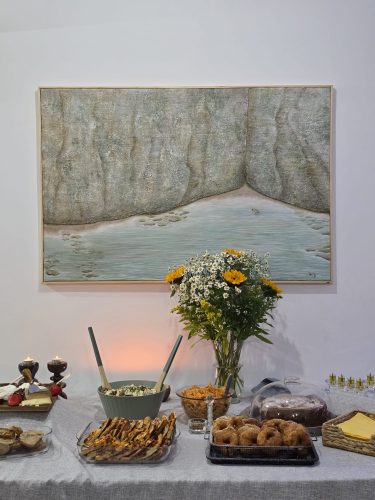 Cliff | 'Rock duet' 80X120cm